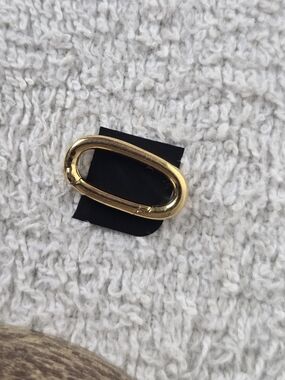 Thomas Sabo Gold Oval Carabiner Charm